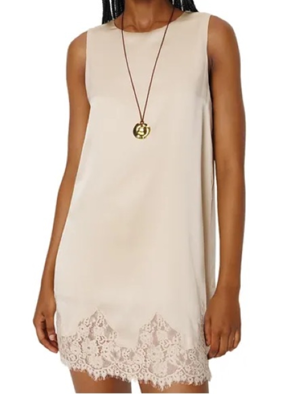 NWT: Reformation Jessalyn Silk Dress Ivory - US L